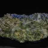 Fluorite, Quartz<br />Granite Quarry, Shannapheasteen, Connemara, County Galway, Connacht, Ireland<br />8.6 x 4.2 cm<br /> (Author: am mizunaka)