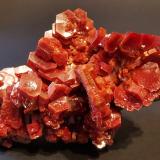 Vanadinite<br />Coud'a, Mibladen mining district, Mibladen, Midelt, Midelt Province, Drâa-Tafilalet Region, Morocco<br />9 cm x 5 cm<br /> (Author: Enrique Llorens)