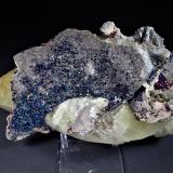 Calcite, Chalcopyrite<br />Sweetwater Mine, Ellington, Viburnum Trend District, Reynolds County, Missouri, USA<br />291 mm x 160 mm<br /> (Author: Don Lum)