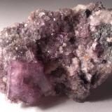 Fluorite, Galena<br />Weardale, North Pennines Orefield, County Durham, England / United Kingdom<br />85 x 60 mm<br /> (Author: Sante Celiberti)