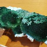 Malachite<br />Bleida Mine, Tinzouline, Zagora Province, Drâa-Tafilalet Region, Morocco<br />9 cm x 4 cm<br /> (Author: Enrique Llorens)