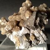 Arsenopyrite, Muscovite<br />Minas da Panasqueira, Aldeia de São Francisco de Assis, Covilhã, Castelo Branco, Cova da Beira, Centro, Portugal<br />76 x 55 mm<br /> (Author: Sante Celiberti)