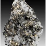 Tetrahedrite, Pyrite, Quartz, Sphalerite<br />Boldut Mine, Cavnic mining area, Cavnic, Maramures, Romania<br />15 cm x 12 cm x 5 cm<br /> (Author: silvia)