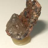 Cerussite<br />Les Dalles Mine (Lidal Mine), Mibladen mining district, Mibladen, Midelt, Midelt Province, Drâa-Tafilalet Region, Morocco<br />48 x 42 mm<br /> (Author: Sante Celiberti)
