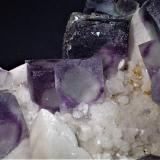 Fluorite, Quartz<br />Huanggang Mines, Hexigten Banner (Kèshíkèténg Qí), Chifeng (Ulanhad), Inner Mongolia Autonomous Region, China<br />105 mm x 86 mm<br /> (Author: Don Lum)