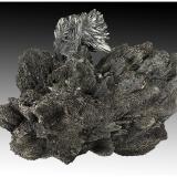 Berthierite, Stibnite, Tetrahedrite<br />Herja Mine, Chiuzbaia, Baia Sprie, Maramures, Romania<br />16 cm x 14 cm x 7 cm<br /> (Author: silvia)