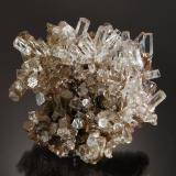 Calcite<br />Xia Yang Mine, Yongchun, Quanzhou Prefecture, Fujian Province, China<br />6.5 x 4.5 x 1.0 cm<br /> (Author: Michael Shaw)