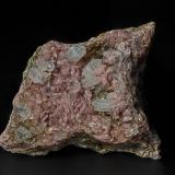 Rhodochrosite, QuartzDistrito Freiberg, Erzgebirgskreis, Sajonia/Sachsen, Alemania7.2 x 5.8 cm (Author: am mizunaka)