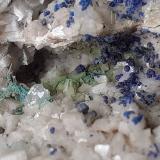 Azurite, Malachite, Quartz, Dolomite, Tetrahedrite<br />Ringenwechsel Mining District, Troi, District Schwaz, Inn Valley, North Tyrol, Tyrol/Tirol, Austria<br />13,5 x 7 cm<br /> (Author: Volkmar Stingl)