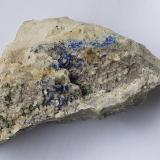 Azurite, Malachite, Quartz, Dolomite, Tetrahedrite<br />Ringenwechsel Mining District, Troi, District Schwaz, Inn Valley, North Tyrol, Tyrol/Tirol, Austria<br />13,5 x 7 cm<br /> (Author: Volkmar Stingl)