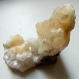 Calcite<br />Lascari, Metropolitan City of Palermo Province, Sicily, Italy<br />14.5 x 9 x 7 cm<br /> (Author: mineralenzo)