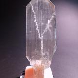 Spodumene (variety kunzite)<br />Mawi Pegmatite, Nilaw-Kolum, Du Ab District, Nuristan Province, Afghanistan<br />173 mm x 59 mm<br /> (Author: Don Lum)