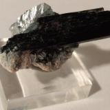 Titanite, Ferro-actinolite<br />Shigar Valley, Shigar District, Gilgit-Baltistan (Northern Areas), Pakistan<br />40 x 22 mm<br /> (Author: Sante Celiberti)