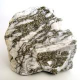 Pyrite, Dolomite<br />Lengenbach Quarry, Fäld, Binn Valley (Binntal), Wallis (Valais), Switzerland<br />Specimen size 12 cm<br /> (Author: Tobi)