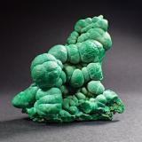 Malachite<br />Copper Queen Mine, Queen Hill, Bisbee, Warren District, Mule Mountains, Cochise County, Arizona, USA<br />87 mm x 70 mm<br /> (Author: Don Lum)