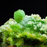 Mimetite, Pyromorphite<br />Shizhuyuan Mine, Dongpo, Yizhang District, Chenzhou Prefecture, Hunan Province, China<br />98 mm x 57 mm x 32 mm<br /> (Author: Don Lum)