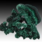 Malachite<br />Mindingi Mine (Mindigi Mine), Swambo, Kambove District, Katanga Copper Crescent, Katanga (Shaba), Democratic Republic of the Congo (Zaire)<br />15 cm x 12 cm x 5 cm<br /> (Author: silvia)