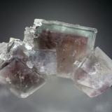 Fluorite and Quartz<br />Blackdene Mine, Ireshopeburn, Weardale, North Pennines Orefield, County Durham, England / United Kingdom<br />8x5x4 cm overall size<br /> (Author: Jesse Fisher)