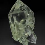 Quartz, Actinolite (variety byssolite)<br />Miage Glacier, Veny Valley, Monte Bianco Massif (Mont Blanc Massif), Courmayeur, Aosta Valley (Val d'Aosta), Italy<br />11.0 x 7.2 cm<br /> (Author: am mizunaka)