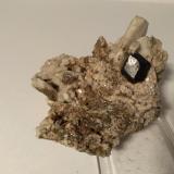 Albita (variedad periclino), PiritaVal Pfunders (Val Fundres), Vintl (Vandoies), Val Pusteria District, Trento Province, Trentino-Alto Adige (Trentino-Südtirol), Italy68 x 63 mm (Autor: Sante Celiberti)