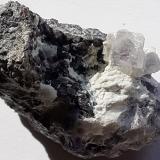 Sphalerite, Fluorite, BaryteLead mines, Obernberg am Brenner, Innsbruck-Land District, Tyrol/Tirol, Austria3 x 3 cm (Author: Volkmar Stingl)