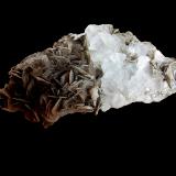 Beryl var. Aquamarine and Muscovite<br />Pakistan<br />113mm x 46mm x 45 mm<br /> (Author: Dany Mabillard)