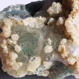 Dolomite, Fluorite<br />Yongping Mine, Yongping, Yanshan, Shangrao Prefecture, Jiangxi Province, China<br />7 x 6,5 cm<br /> (Author: Volkmar Stingl)