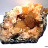 Estellerita<br />Mina Sokolovskoe (Mina Sokolovskiy), Rudny, Región Kostanay, Kazajstán<br />40 x 30 mm<br /> (Autor: Joan Niella)