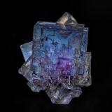 Fluorite<br />Minerva I Mine, Ozark-Mahoning group, Cave-in-Rock Sub-District, Hardin County, Illinois, USA<br />3.4 x 2.6 cm<br /> (Author: am mizunaka)