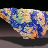 Azurite<br />Reformada Mine, El Pinar de Bédar, Bédar, Comarca Levante Almeriense, Almería, Andalusia, Spain<br />115 mm x 68 mm x 75 mm<br /> (Author: Firmo Espinar)