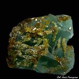 Fluorita.<br />Mina Xiefang, Ruijin, Prefectura Ganzhou, Provincia Jiangxi, China<br />80x70 mm<br /> (Autor: Jesus Franquesa Baucells)