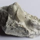 Calcite, Quartz, Pyrite<br />Baimashan tunnel (construction site), Qianbaxia, Wuyishan, Nanping Prefecture, Fujian Province, China<br />6,5 x 4 cm<br /> (Author: Volkmar Stingl)