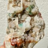 Cuarzo perimórfico de Galena, Fluorita<br /><br />11,5 x 8,0 x 7,3 cm<br /> (Autor: carles)