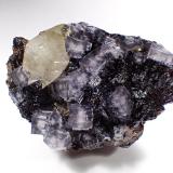Fluorite, Calcite, SphaleriteMina Elmwood, Carthage, Distrito Central Tennessee Ba-F-Pb-Zn, Condado Smith, Tennessee, USA150 mm x 109 mm (Author: Don Lum)