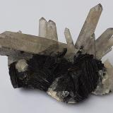 Quartz, Hematite (variety specularite)<br />Lechang Mine, Lechang, Shaoguan Prefecture, Guangdong Province, China<br />6,5 x 5 cm<br /> (Author: Volkmar Stingl)