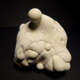Ópalo (variedad menilito)Gypsum deposit, Galera, Comarca de Huéscar, Granada, Andalusia, Spain5 x 5 cm. (Autor: javier ruiz martin)