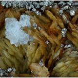 Siderite, Pyrite, Quartz<br />Bou Nahas Mine, Oumjrane mining area, Alnif Commune, Tinghir Province, Drâa-Tafilalet Region, Morocco<br />110 mm x 80 mm x 70 mm<br /> (Author: silvia)