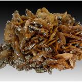 Siderite, Pyrite, Quartz<br />Bou Nahas Mine, Oumjrane mining area, Alnif Commune, Tinghir Province, Drâa-Tafilalet Region, Morocco<br />110 mm x 80 mm x 70 mm<br /> (Author: silvia)