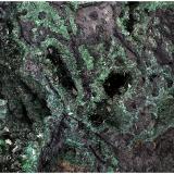 Malachite, Cuprite<br />Musonoi Mine, Kolwezi, Kolwezi District, Lualaba, Katanga Copper Crescent, Katanga (Shaba), Democratic Republic of the Congo (Zaire)<br />10 cm x 8 cm x 6 cm<br /> (Author: silvia)