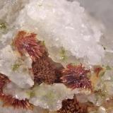 Carminita<br />Mina Clara, Valle Rankach, Oberwolfach, Wolfach, Selva Negra, Baden-Württemberg, Alemania<br />Roseta del centro 1 mm<br /> (Autor: Jorgina-Agusti-Màrius)