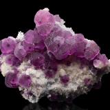 Fluorite<br />Shangbao Mine, Leiyang, Hengyang Prefecture, Hunan Province, China<br />25.5 x 9 x 21 cm / main crystal: 4.2 cm<br /> (Author: MIM Museum)