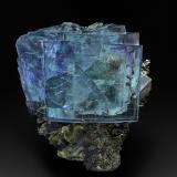 Fluorite<br />Yaogangxian Mine, Yizhang, Chenzhou Prefecture, Hunan Province, China<br />6.5 x 7.7 cm<br /> (Author: am mizunaka)