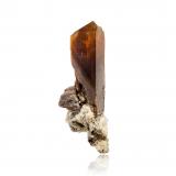 Xenotima-(Y)Monte Zagi, Hameed Abad Kafoor Dheri, Peshawar, Jaiber Pastunjuá, Paquistán1.5 x 2 x 5 cm (Autor: Museo MIM)