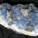 Fluorite<br />Blanchard Mine (Portales-Blanchard Mine), Bingham, Hansonburg District, Socorro County, New Mexico, USA<br /><br /> (Author: Linda Smith)