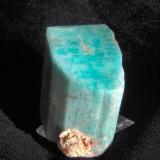 Microcline var. amazonite<br />Crystal Peak area, Teller County, Colorado, USA<br />3.0 x 6.0 cm<br /> (Author: Linda Smith)