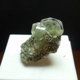 Fluorapatito<br />Minas da Panasqueira, Aldeia de São Francisco de Assis, Covilhã, Castelo Branco, Cova da Beira, Centro, Portugal<br />20x25 mm<br /> (Autor: Ignacio)