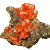 Wulfenite
Red Cloud Mine, Silver District, Trigo Mts, La Paz Co., Arizona, USA (Author: Carles Millan)