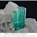 Beryl (variety emerald)<br />Coscuez mining district, Municipio San Pablo de Borbur, Western Emerald Belt, Boyacá Department, Colombia<br />fov 12 mm<br /> (Author: ploum)