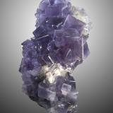 Fluorita<br />Coquera del Liso, La Cabaña, Valdelmar, zona minera de Berbes, Berbes, Ribadesella, Comarca Oriente, Principado de Asturias (Asturias), España<br />15cm de alto, cristales de hasta 2.5cm.<br /> (Autor: Raul Vancouver)
