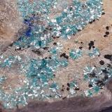 Theisite, Azurite<br />Gratlspitze, Thierbach, Wildschönau, Kufstein District, Inn Valley, North Tyrol, Tyrol/Tirol, Austria<br />5,5 x 3,5 cm<br /> (Author: Volkmar Stingl)